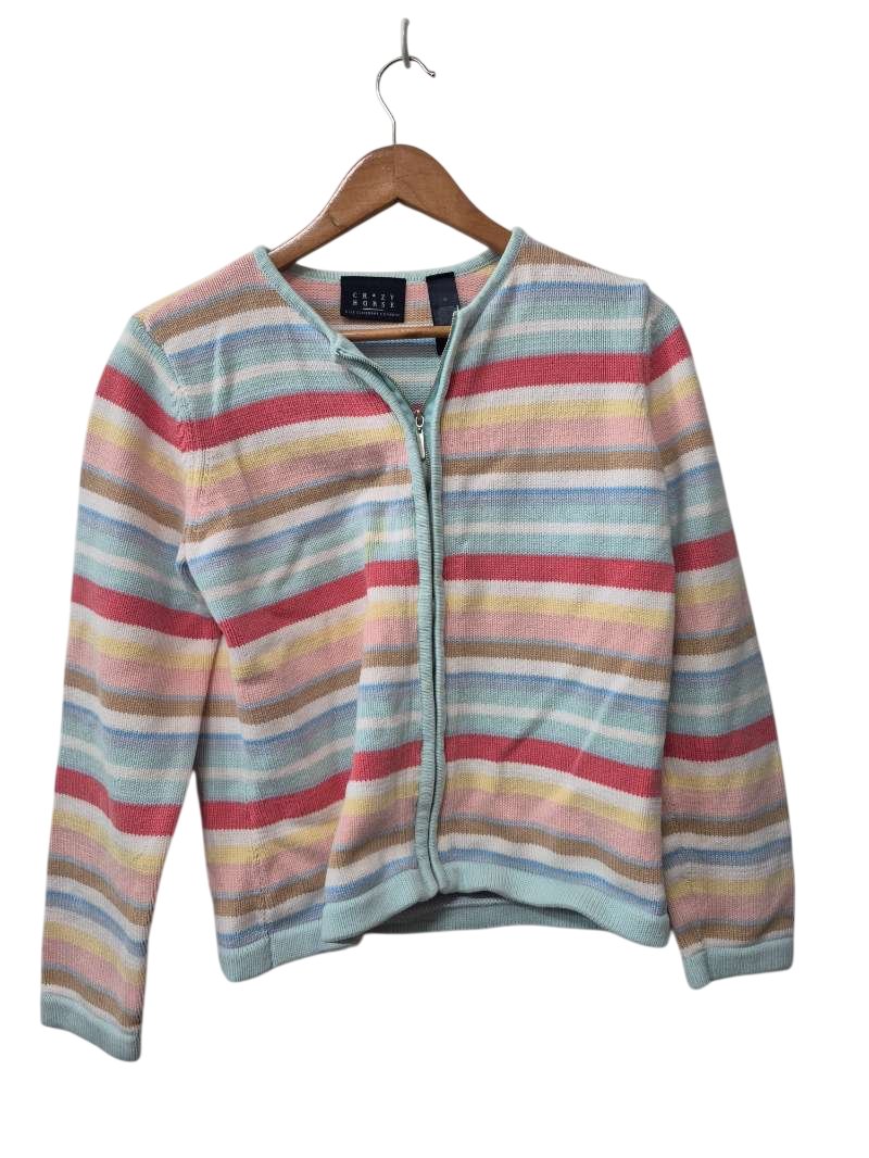 Crazy Horse Striped Cardigan Vintage