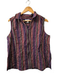 Christopher & Banks Striped Sleeveless Tanks