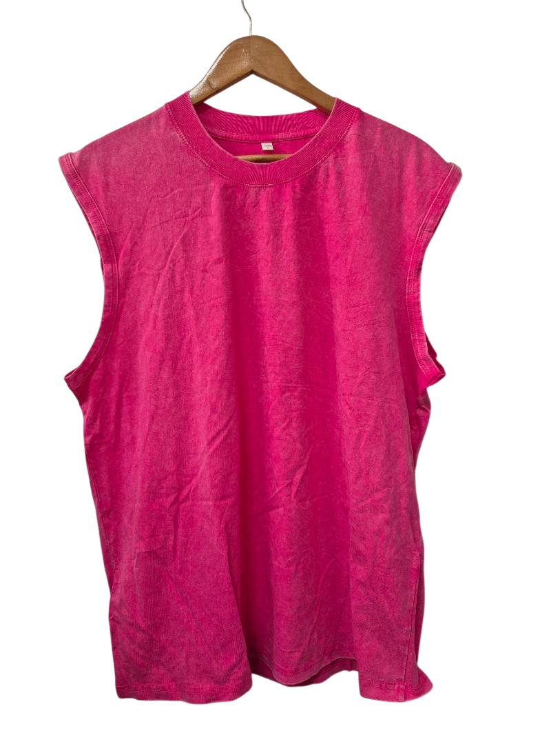 Sleeveless Crewneck Tanks