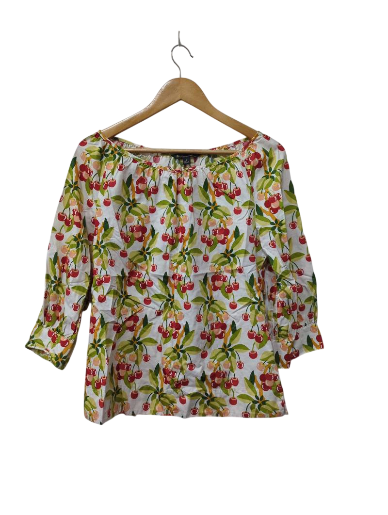 Brooks Brothers Off-Shoulder Top Long Sleeves