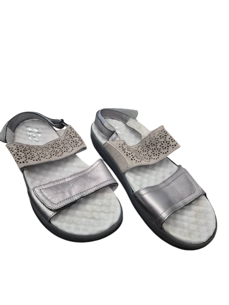 Jambu Perforated Strap Sandals