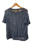Talbots Open Knit Short Sleeves