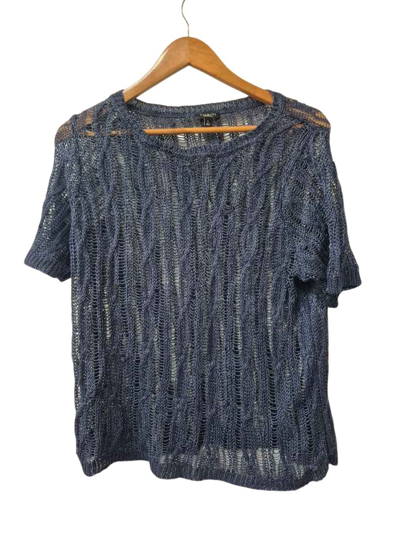 Talbots Open Knit Short Sleeves