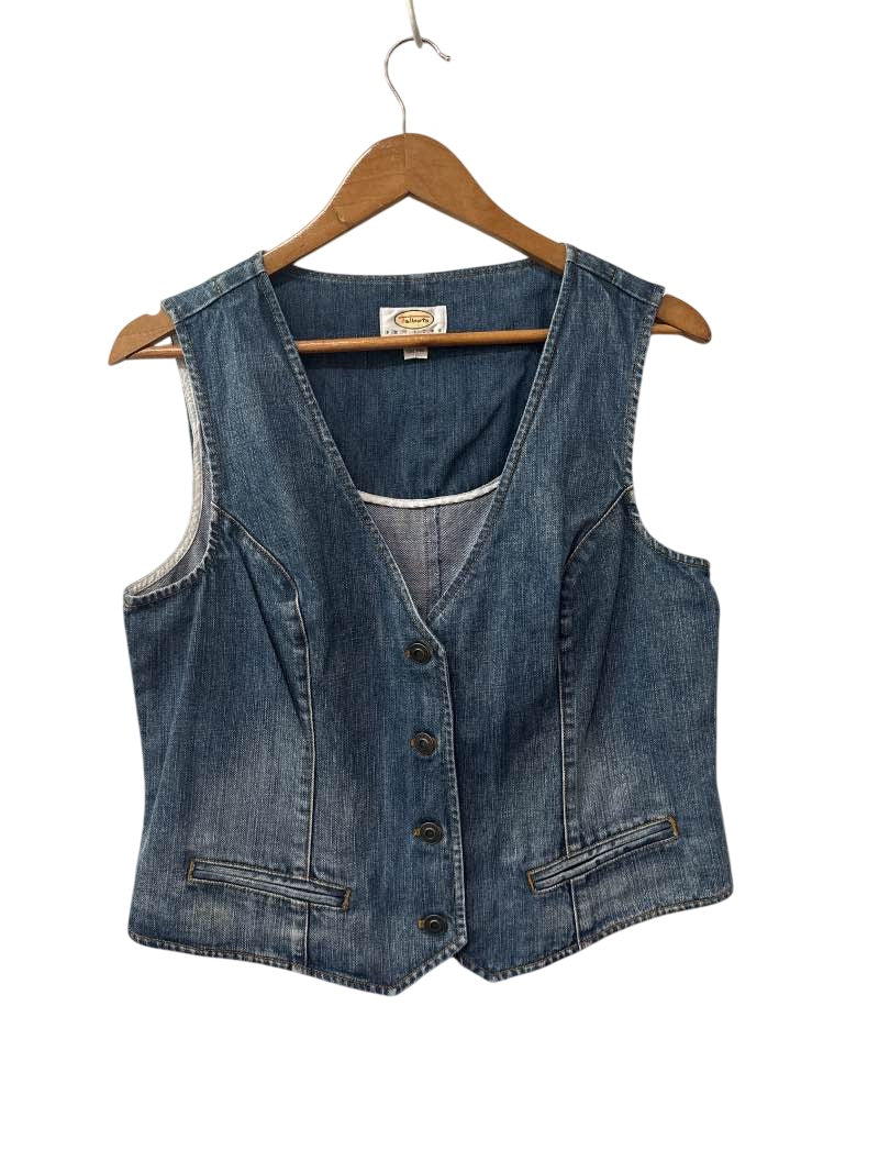 Talbots Denim Vest Vintage