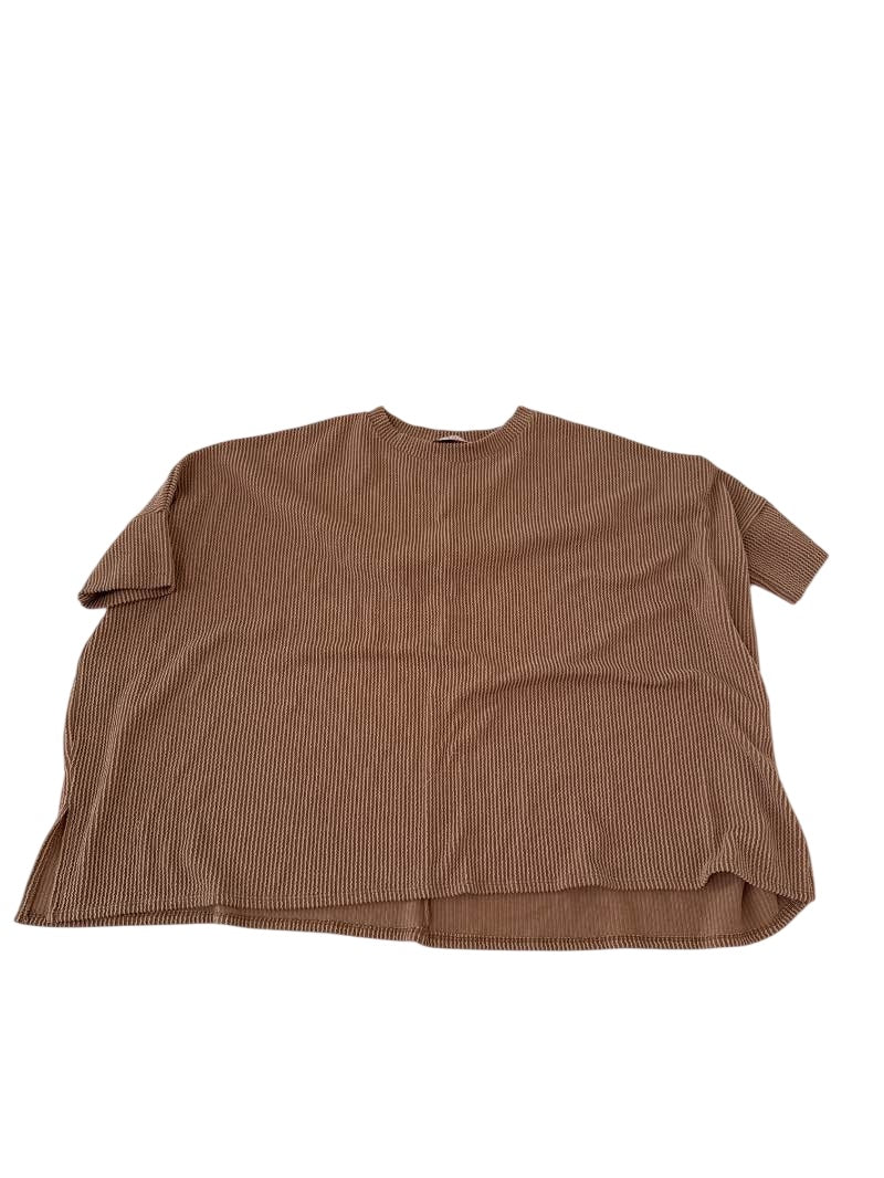 Discount Divas Ribbed Crew Neck Short Sleeves