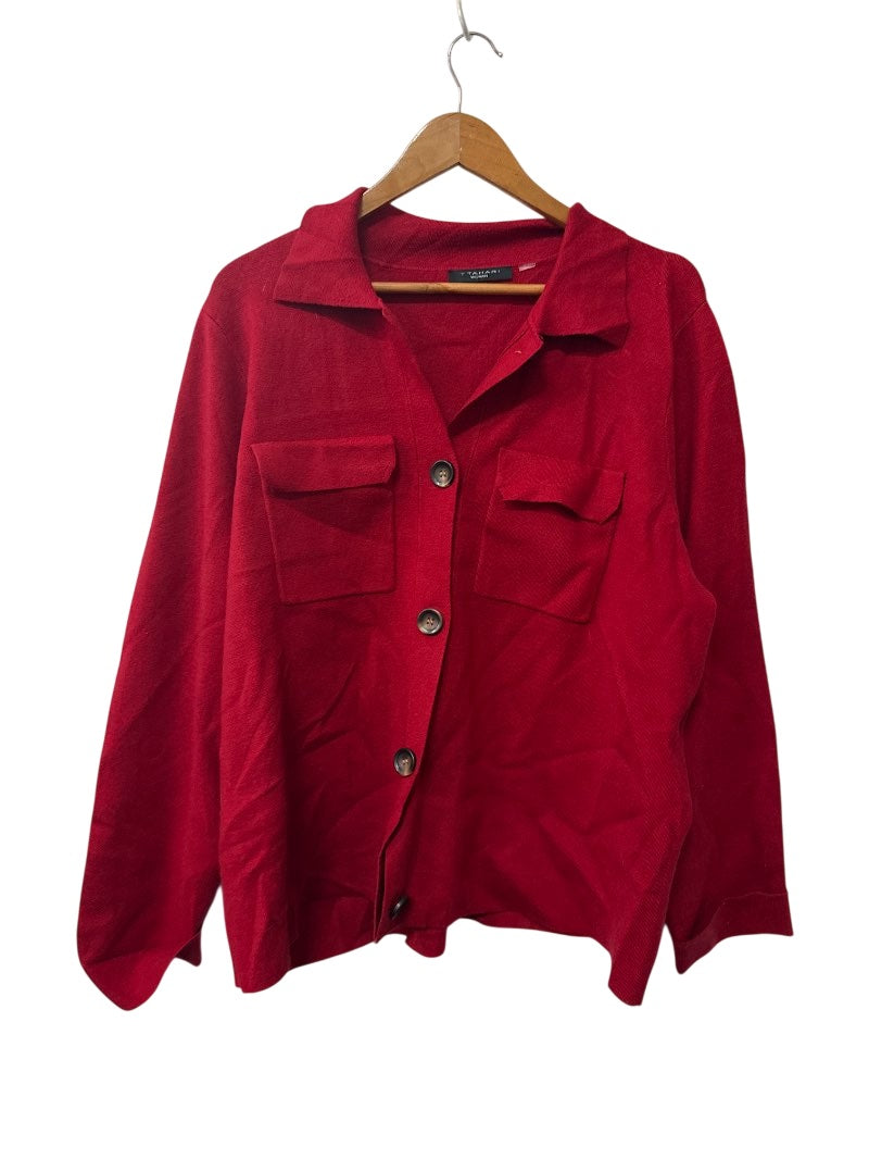 Tahari Button-Up Jacket Long Sleeves