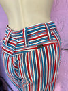 Red/Blue Striped Wrangler 60s/70s Pants, XS