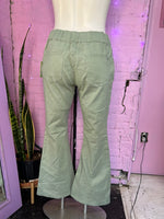 Green  Flare Pants, XL