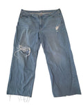 Old Navy Distressed Wide Leg Jeans