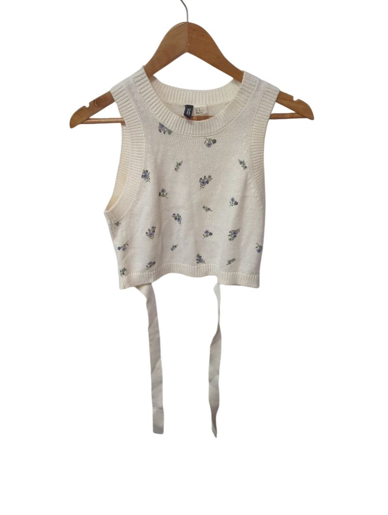 Divided Tie Strap Crop Tanks
