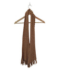 Striped Knit Scarf Accessories