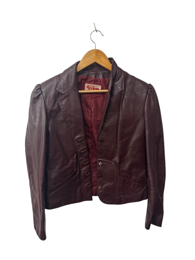 FoxMoor Vintage Leather Blazer Vintage
