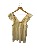 LC Lauren Conrad Ruffle V-Neck Tanks