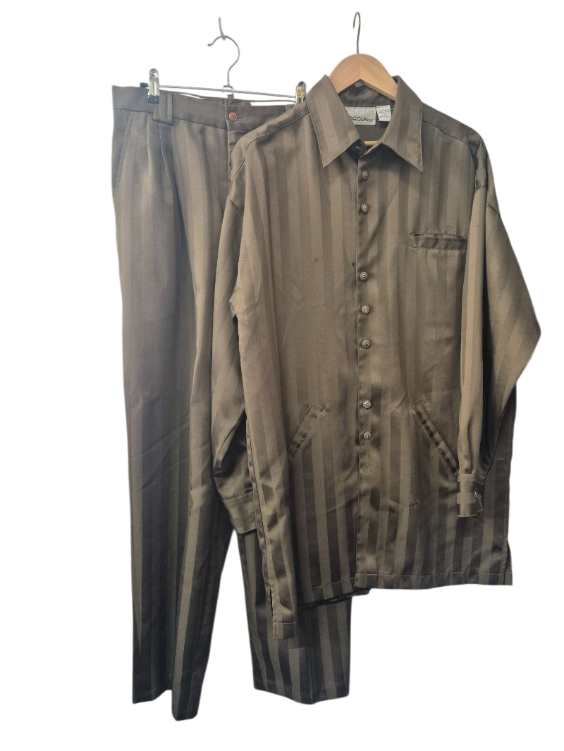 Virgola Striped Shirt Set Vintage