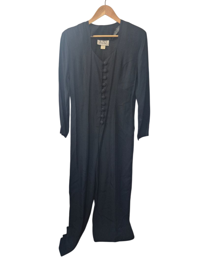 Aziz Vintage Buttoned Dress Vintage