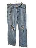 Old Navy Distressed Straight Leg Jeans