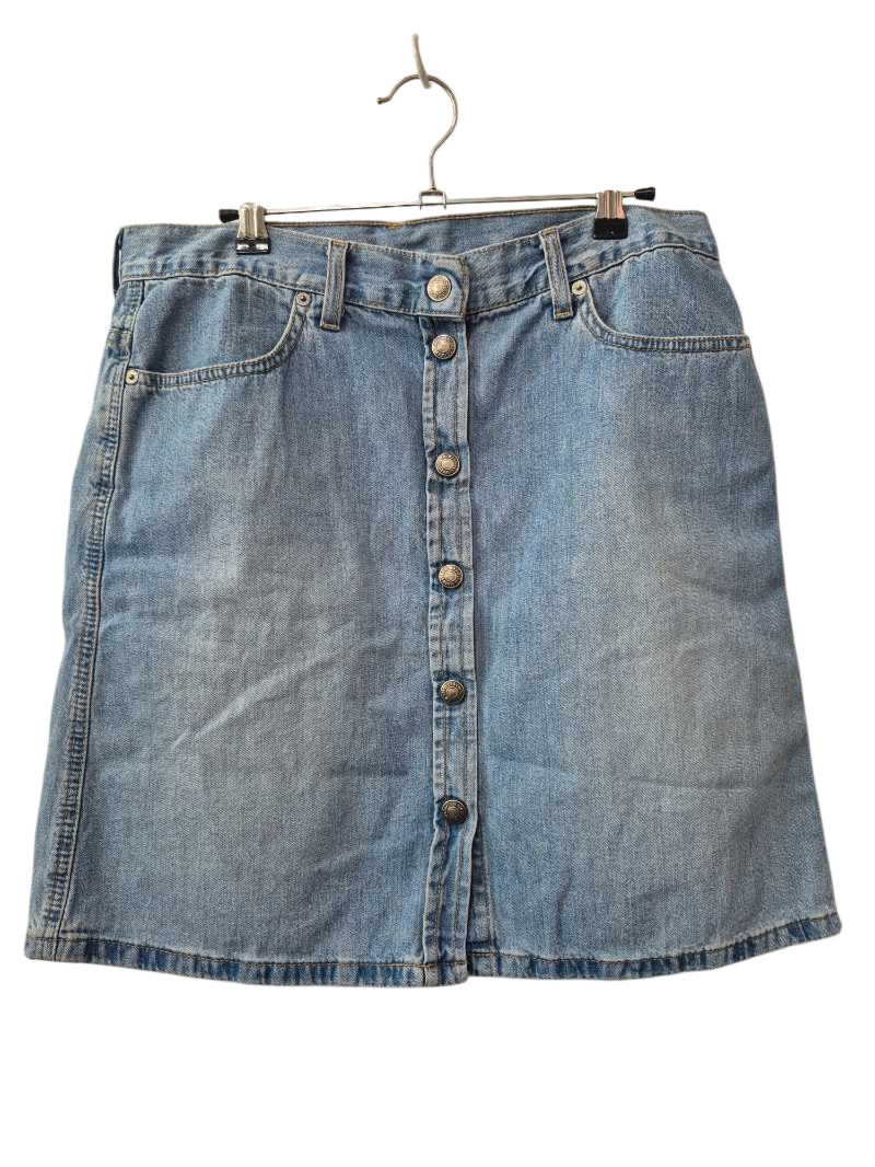 Levis Button Denim Skirt Vintage