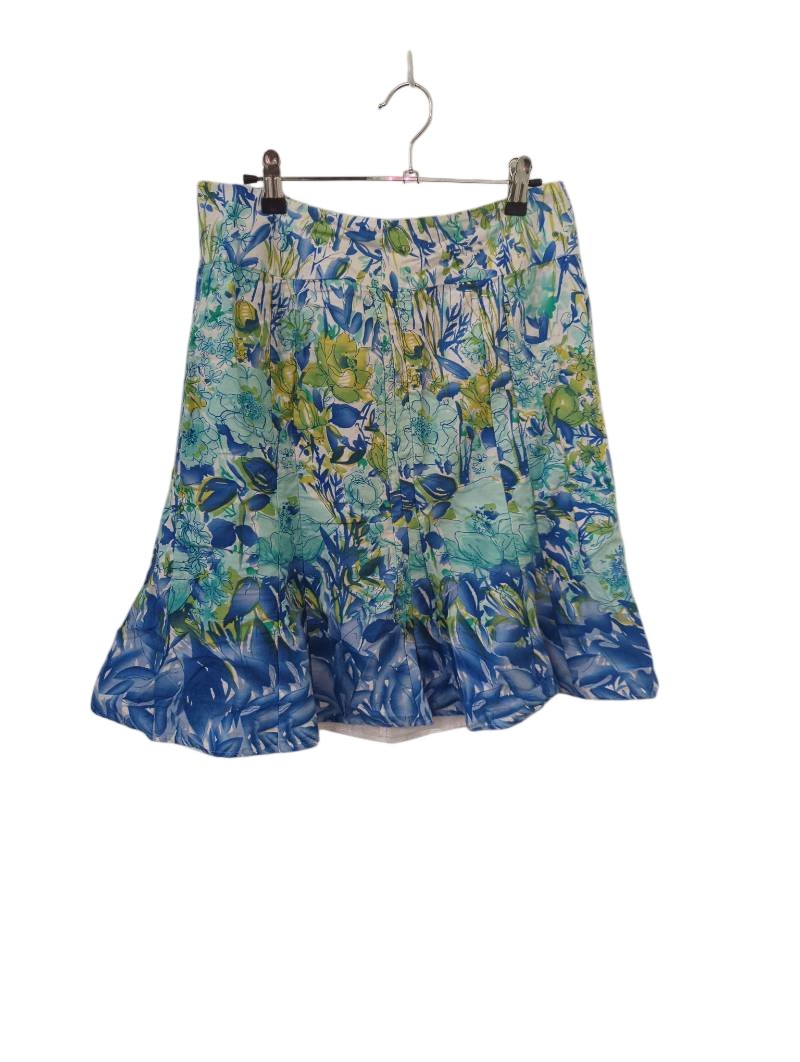 Hazan Floral A-Line Skirt