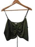 Aerie Ruched Spaghetti Strap Tanks