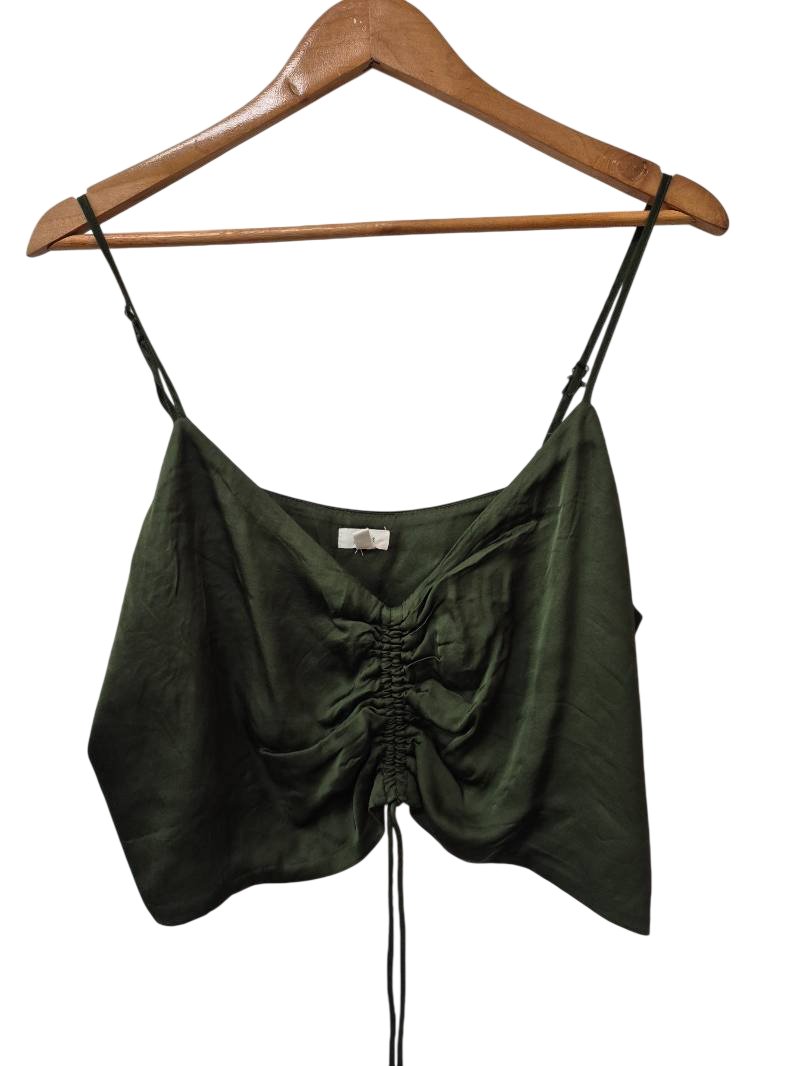 Aerie Ruched Spaghetti Strap Tanks
