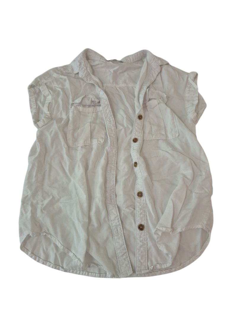 Love Tree Button-Down Shirt Short Sleeves