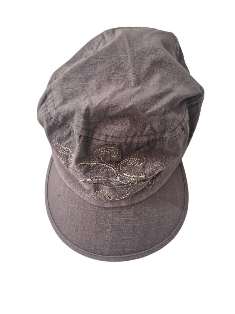 Scala Pronto Embroidered Cap Vintage