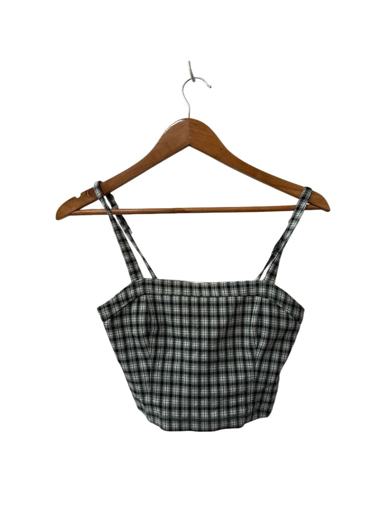 Hollister Plaid Crop Top Tanks