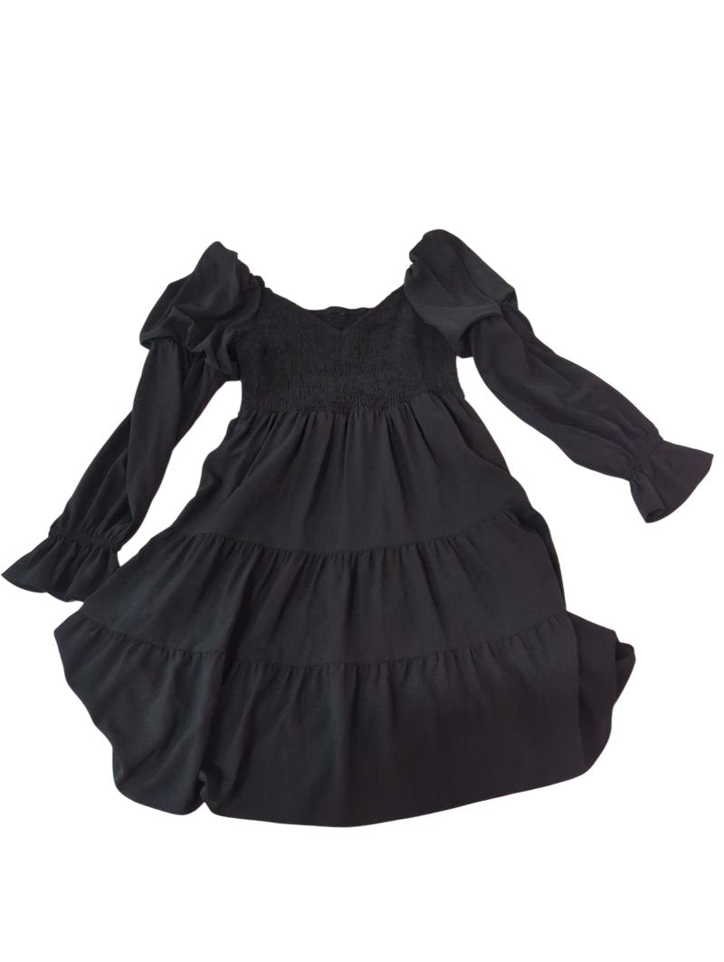 Tiered Long-Sleeve Dresses