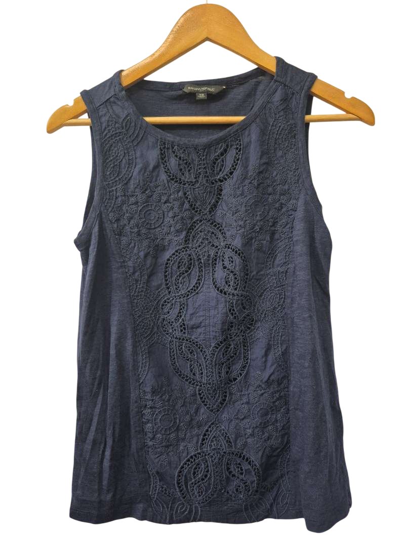 Banana Republic Sleeveless Eyelet Tanks