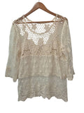 Crochet Lace Long Sleeves
