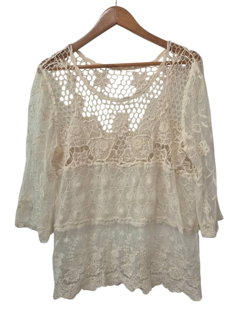 Crochet Lace Long Sleeves