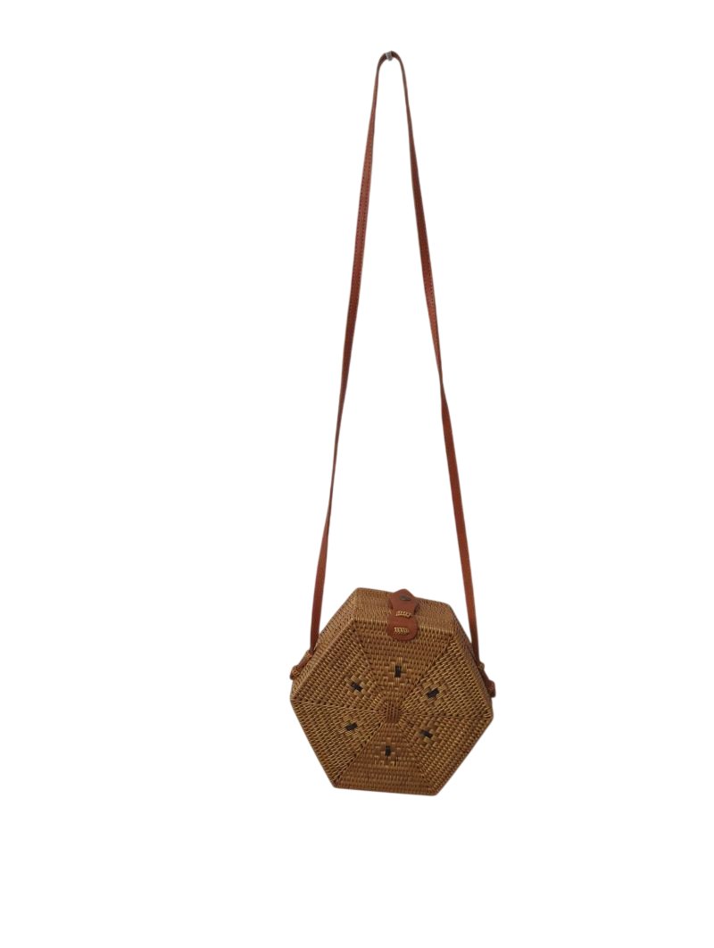 Hexagonal Woven Handbags