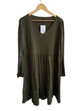 V-Neck Tiered Dresses