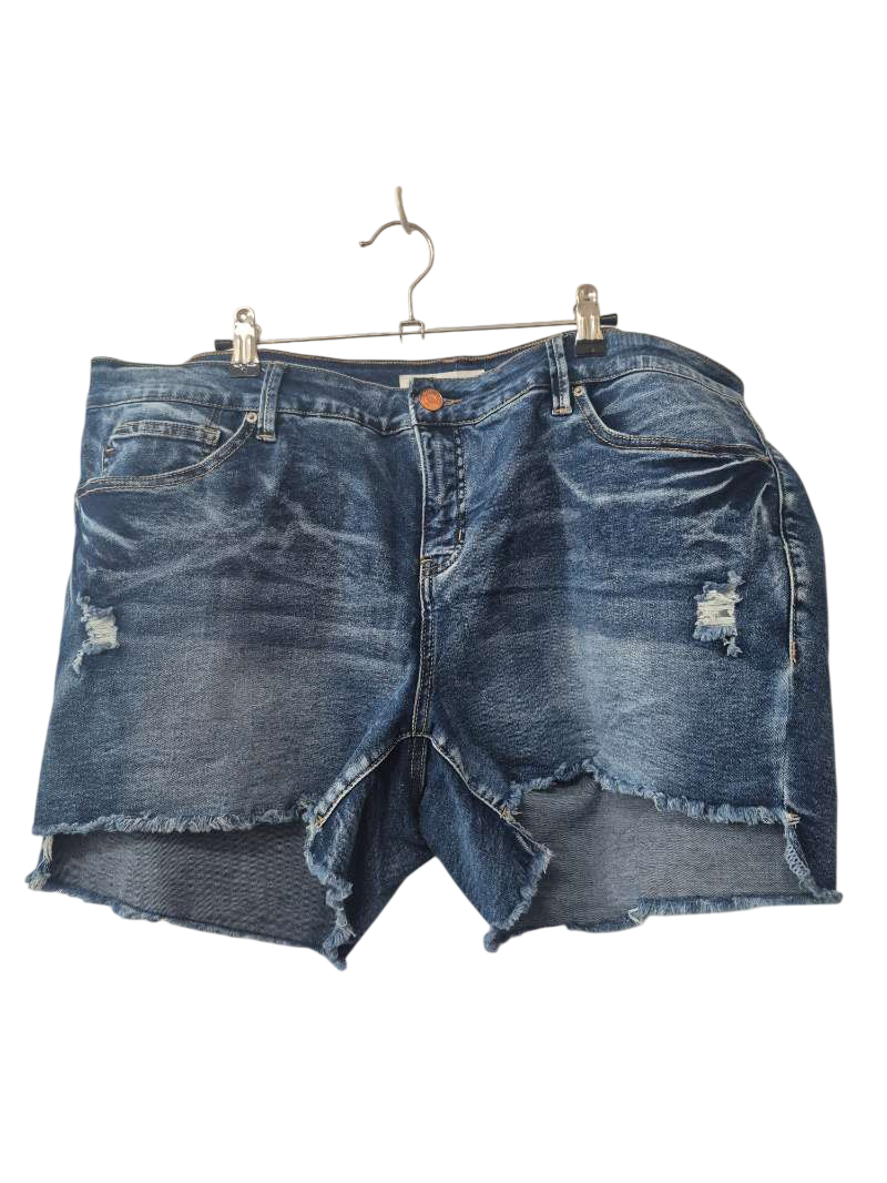 Royalty Frayed Hem Shorts