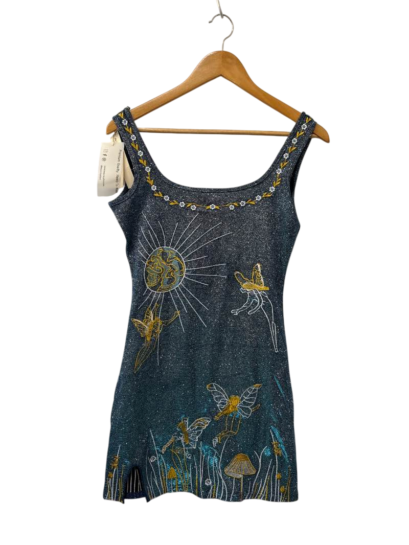 Kouvr Sleeveless Embroidered Dresses