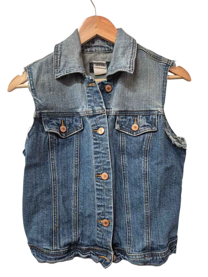 Donna Lonfs Jeans Denim Vest Vintage