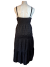 Black Ophelia Roe Tiered Maxi Dress, 3X