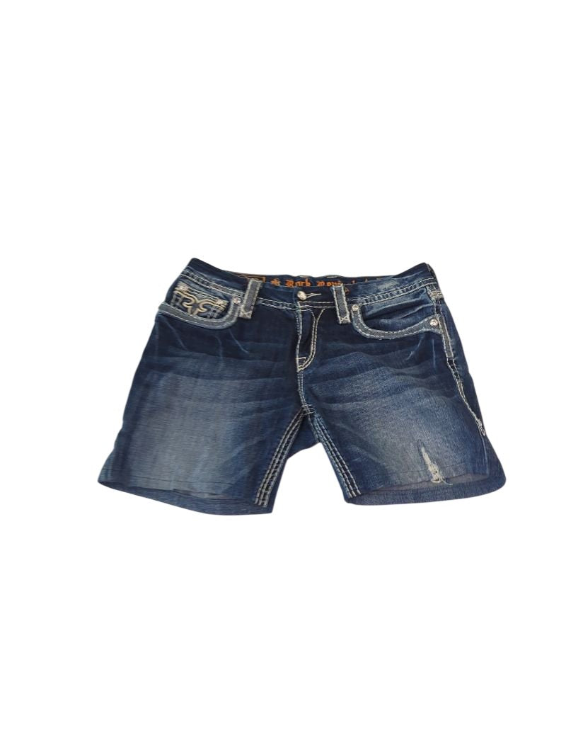 Rock & Revival  Denim Distressed Shorts