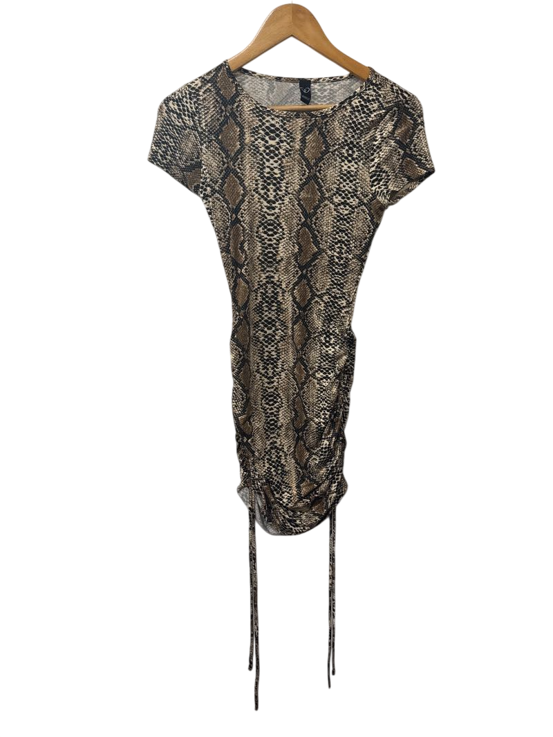 Windsor Snake Print Ruched Dresses