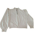 Univereal Thread Ribbed Mock Neck Long Sleeves