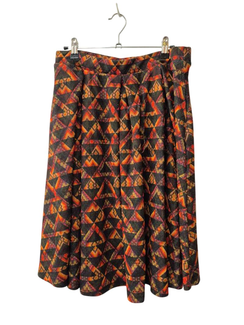 Lula Roe Geometric A-Line Skirt