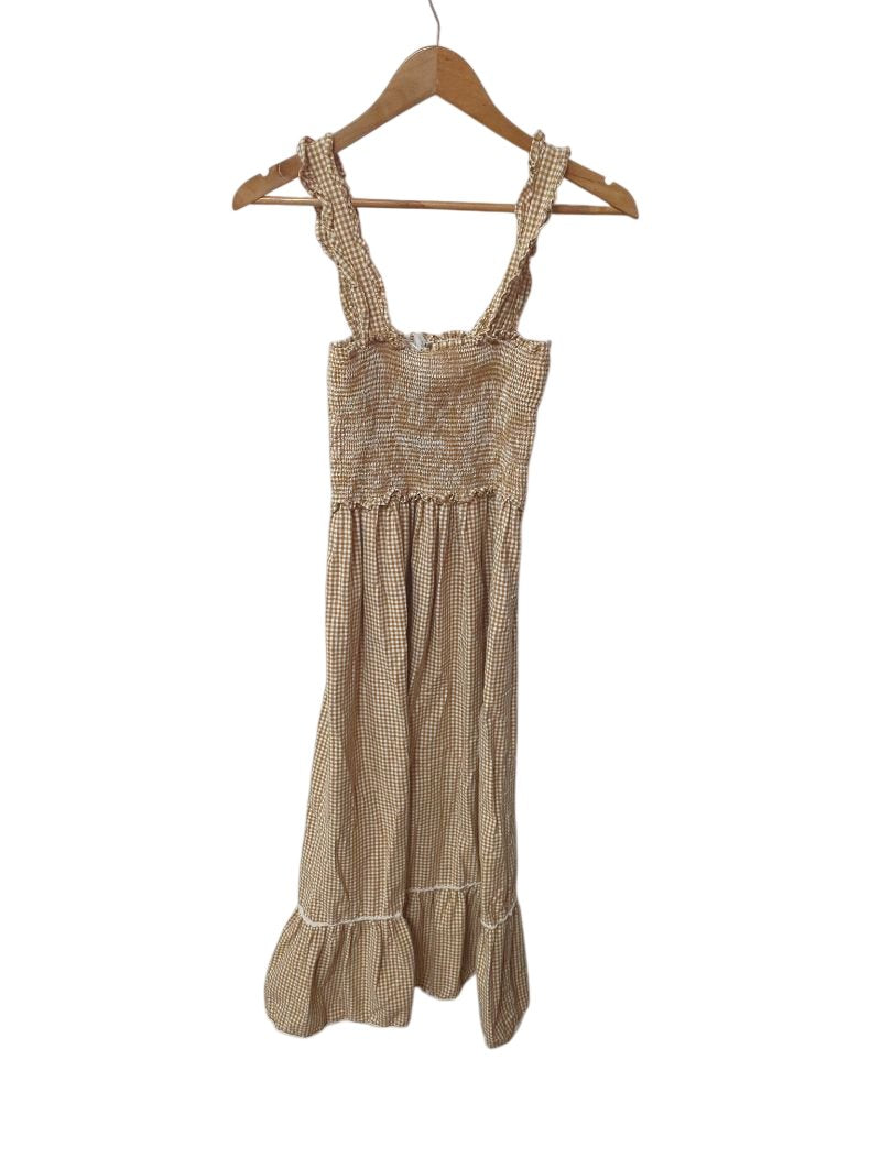 Bebe organic  Sleeveless Gingham Dresses