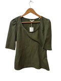Max Studio Scoop Neck Short Sleeves
