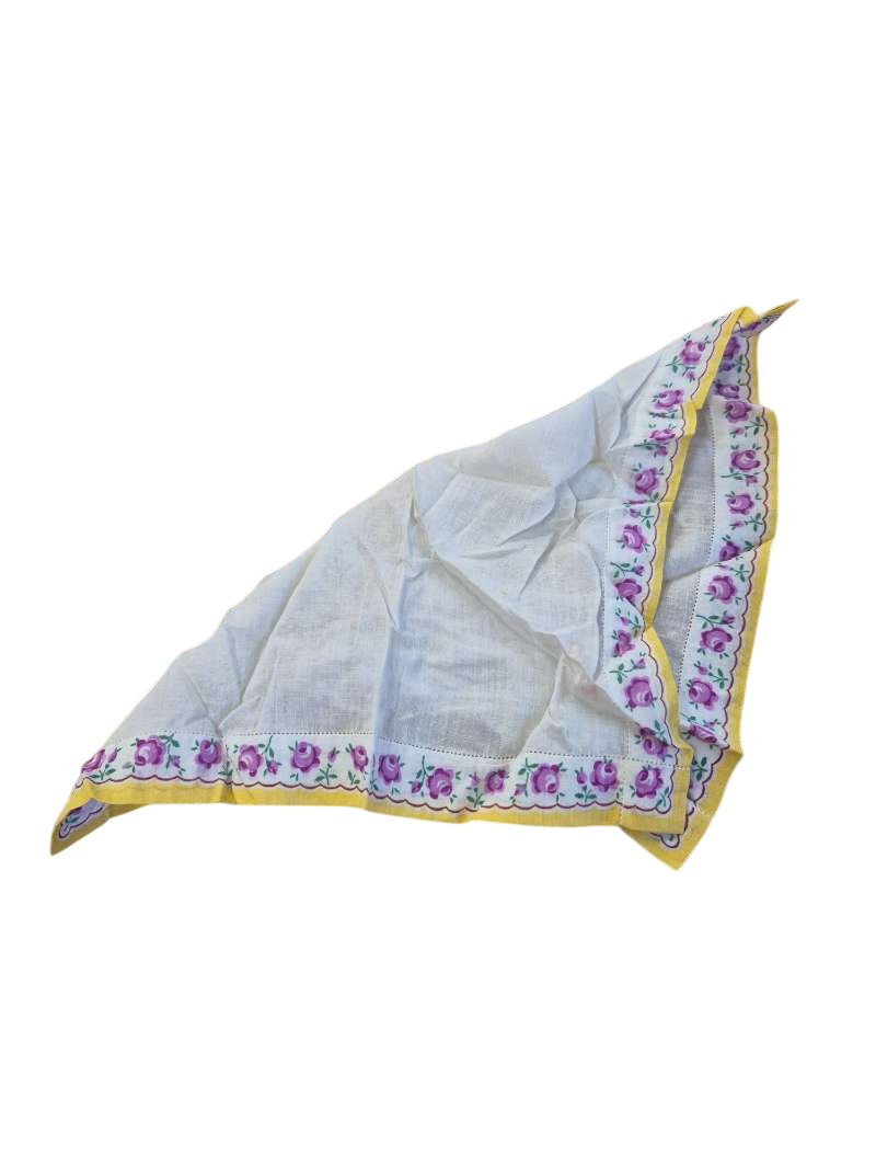 Floral Handkerchief Vintage
