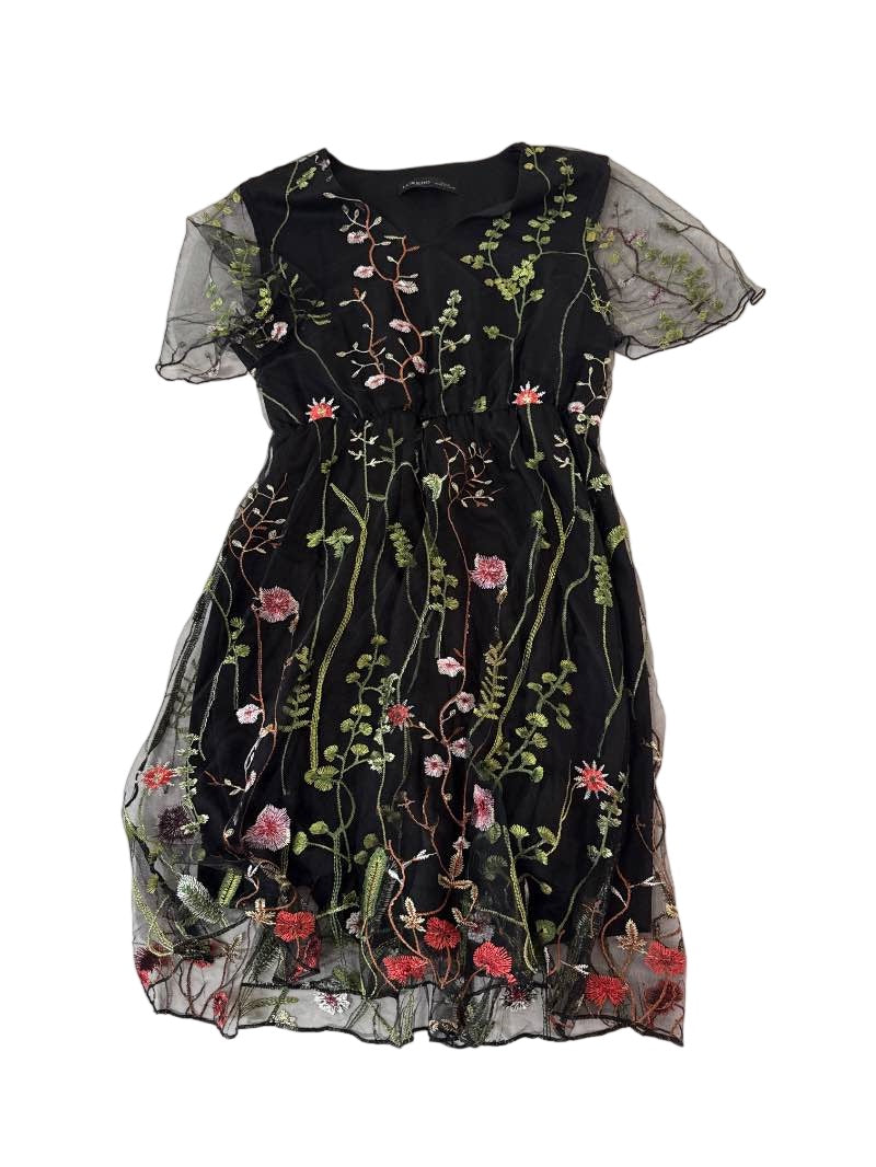 Luxedo Floral Embroidered Dresses