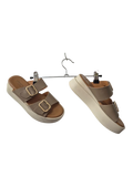 Simona Rossi Double Buckle Sandals