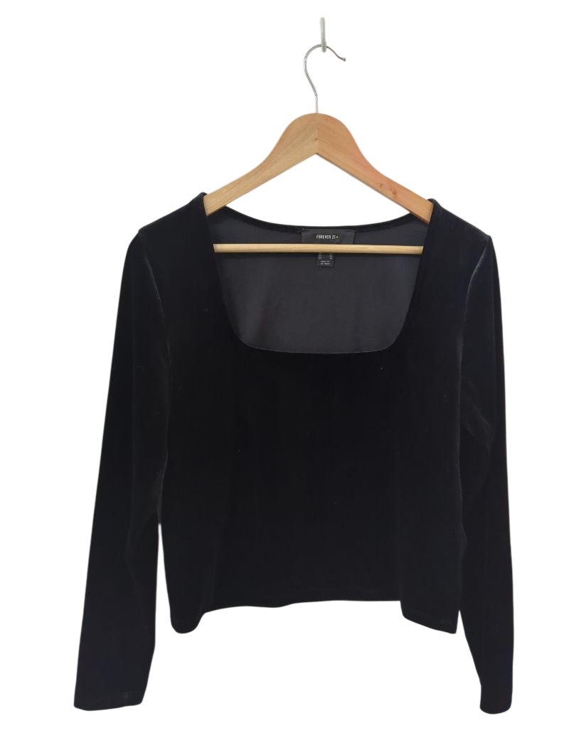 Forever 21 Square Neck Long Sleeves