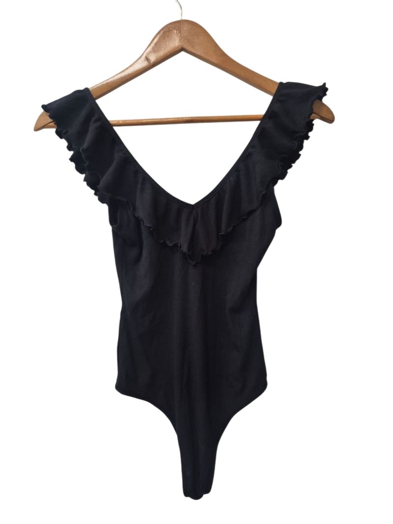 Wilfred Ruffle V-Neck Tanks
