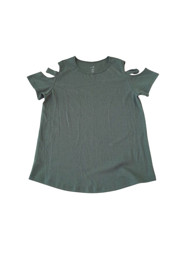 Just Be... Cut-Out Sleeves Short Sleeves