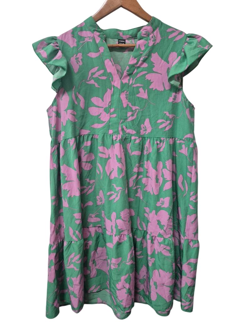 Shein Floral Flutter Sleeve Dresses